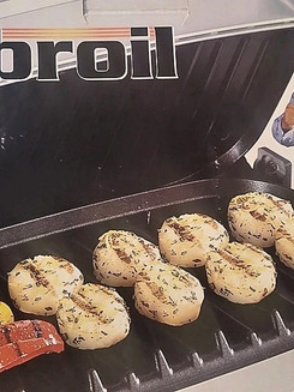 George Foreman G + Broil Indoor Grill Black & Silver
